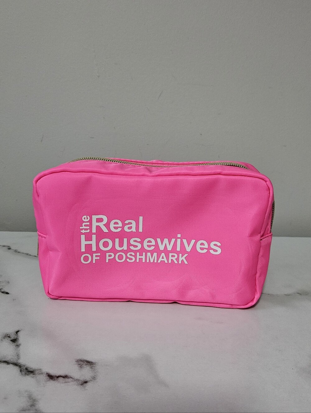 "The Real Housewives Of Poshmark" Nylon Cosmetic Pouch w/ Zipper (PICK 1) - Picture 3 of 14